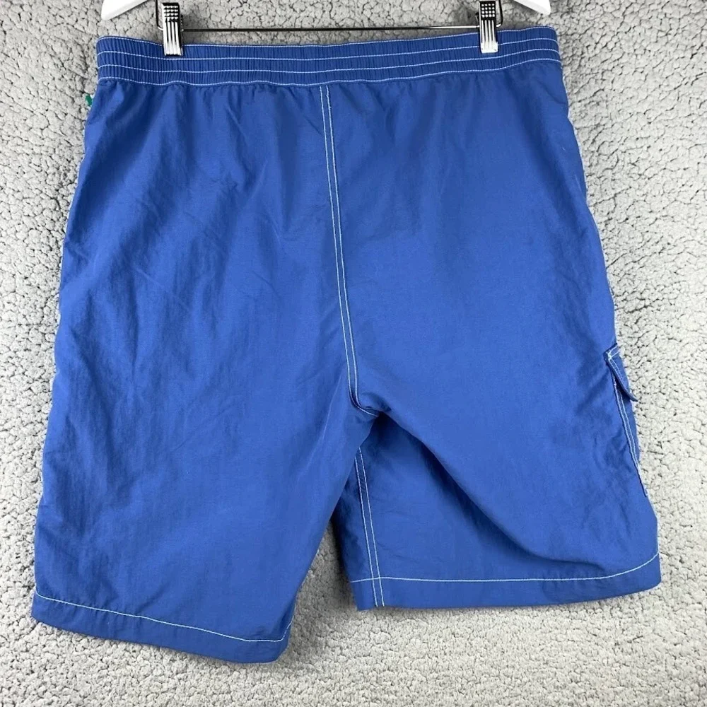 Vintage Polo Ralph Lauren Mens Mesh Lined Board Shorts Swim Trunks‎ Size L Cargo